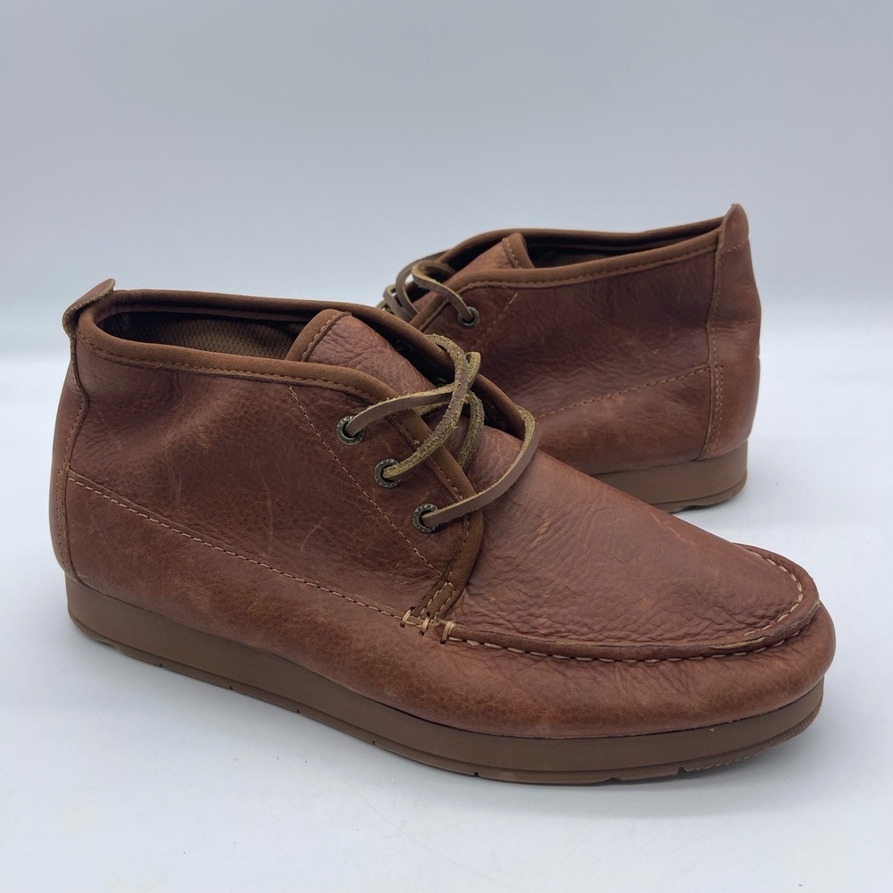 Sperry Top Sider Men's Size 9.5 Chukka Boots G22-62018 Brown Leather Casual Shoe